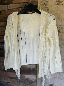 For All Seasons by Paper Crane Hoodie Cardigan-Size Small